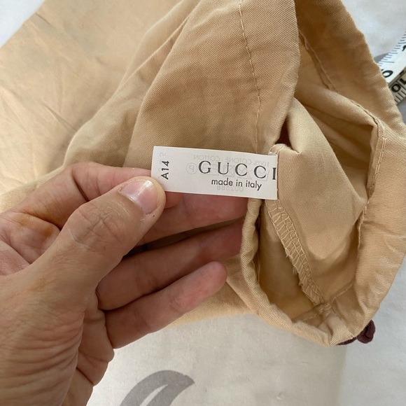 GUCCI Authentic Tan Dust Bag 15.5” x 7” - Picture 5 of 6